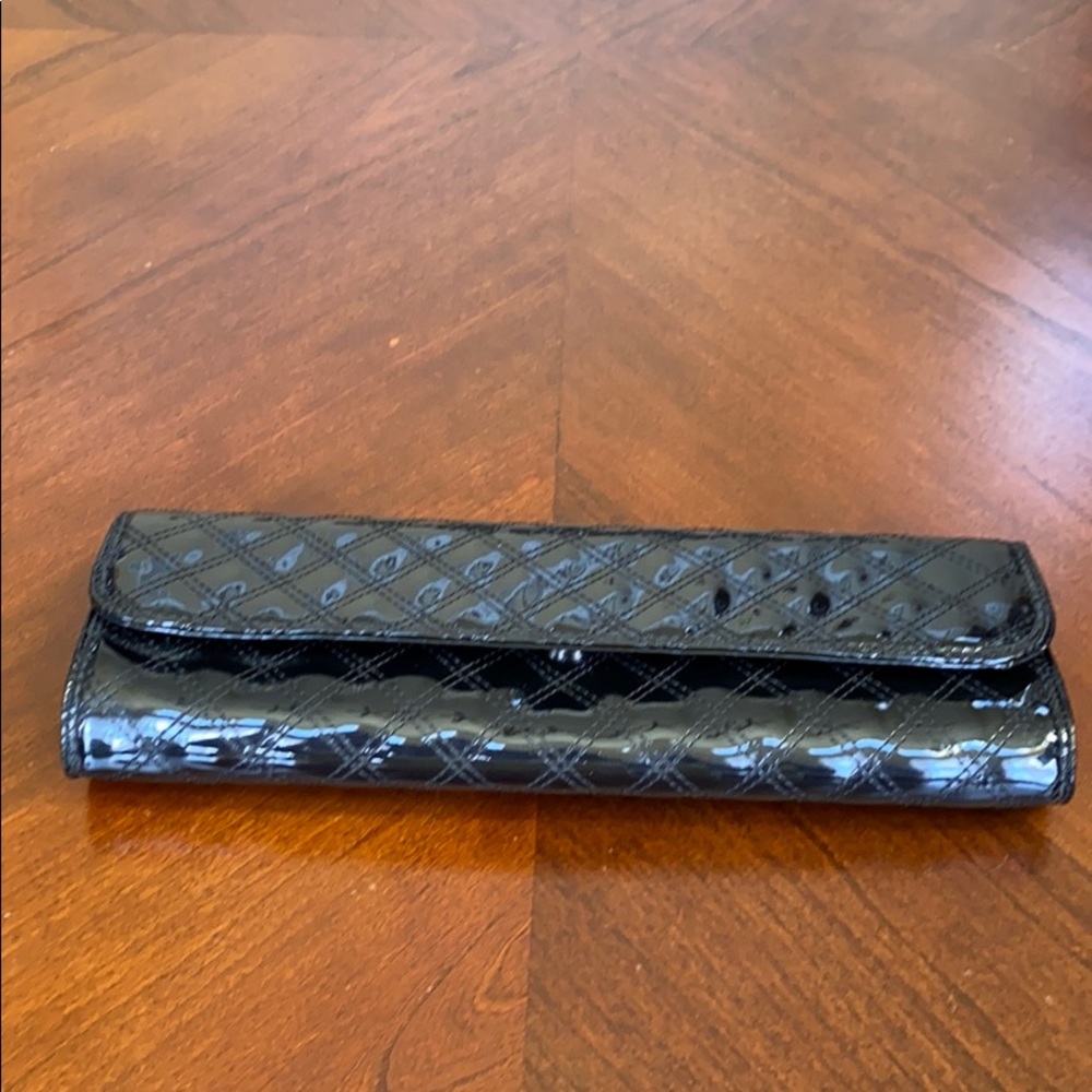 Gap Clutch Bag faux patent leather